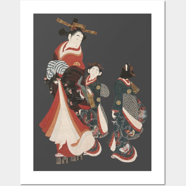 Courtesan and Attendants 1740s Wall Art by ArianJacobs